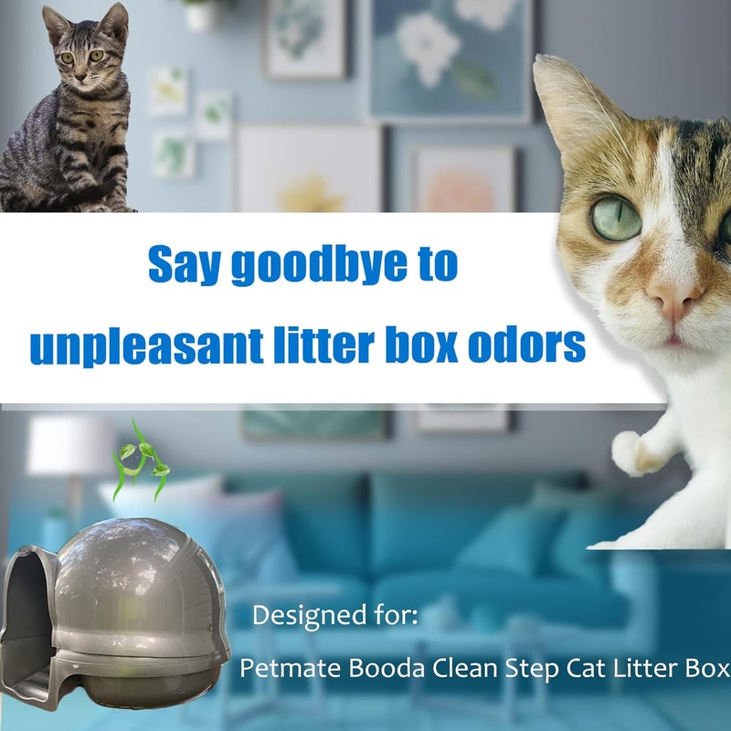 PurifyLogix Carbon Filters Compatible with Petmate Booda Clean Step Cat Litter Box - Thickened and Durable Activated Charcoal Filters, Absorb Odors/Control Damp from Pets/Keep Home Fresh (6 Pack) - Image 4